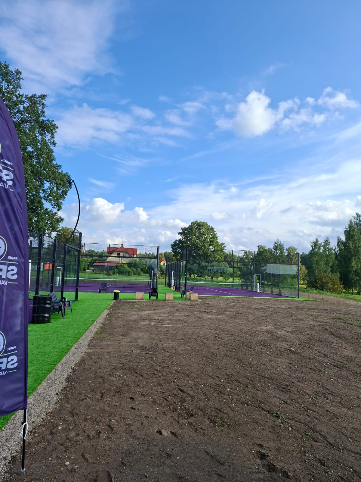 Steel Panoramic Padel Court installation