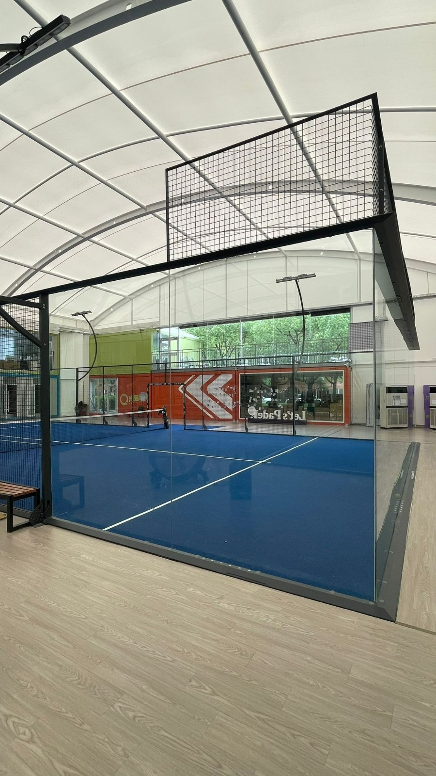 Ultra Panoramic Padel Court installation