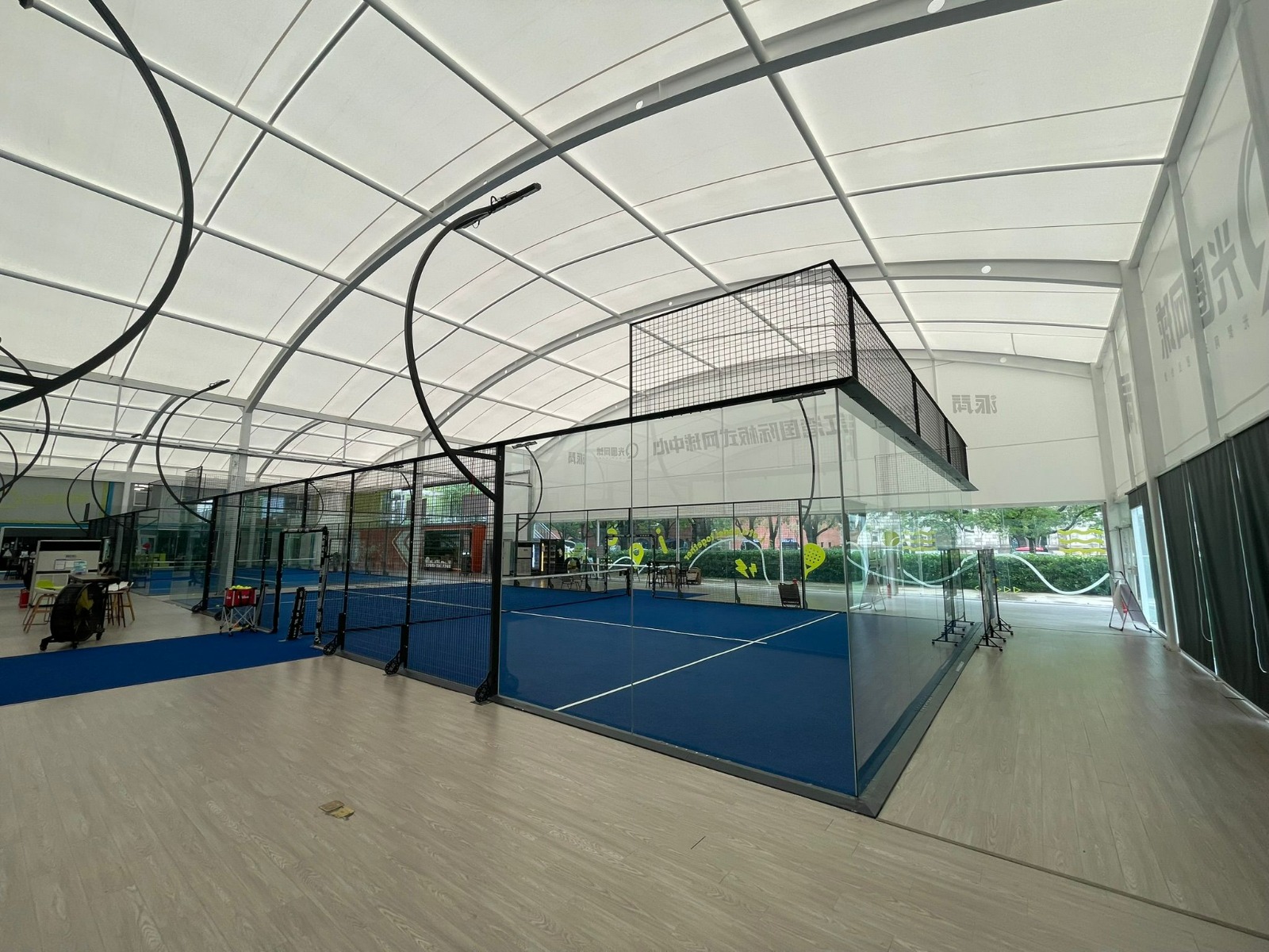 Ultra Panoramic Padel Court installation