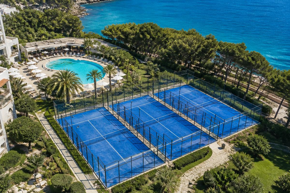Coastal Racquet Club installation